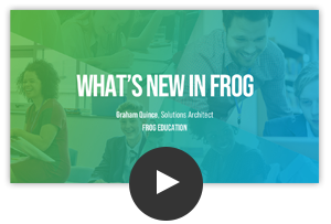 Here's what's new in Frog...